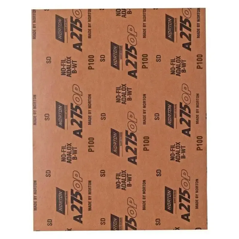 Lixa d'água a seco grana 100 A275 kit com 10 unidades 5539534936 Norton — fotografia 3