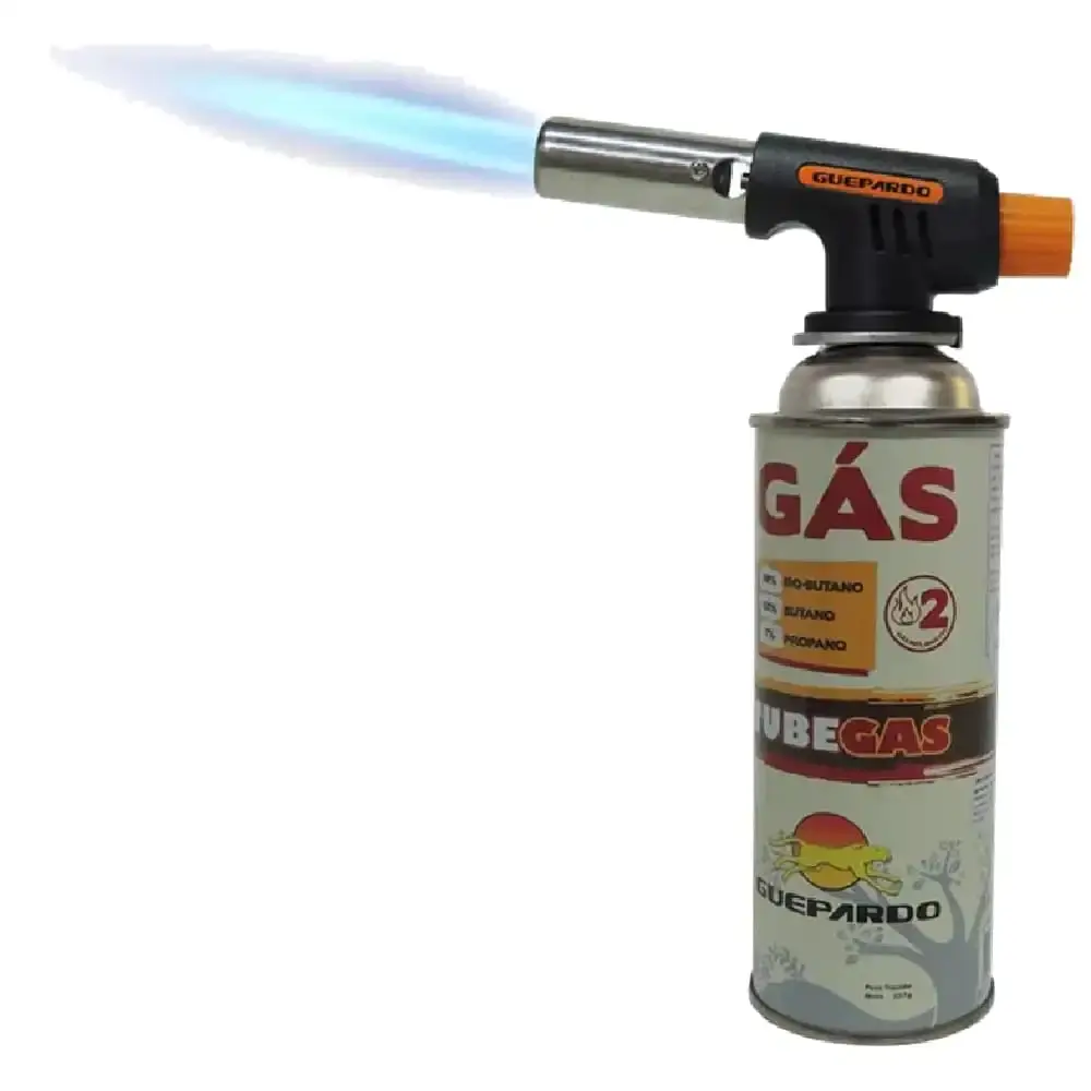 Maçarico compacto flame gun acendedor automático guepardo — fotografia 3