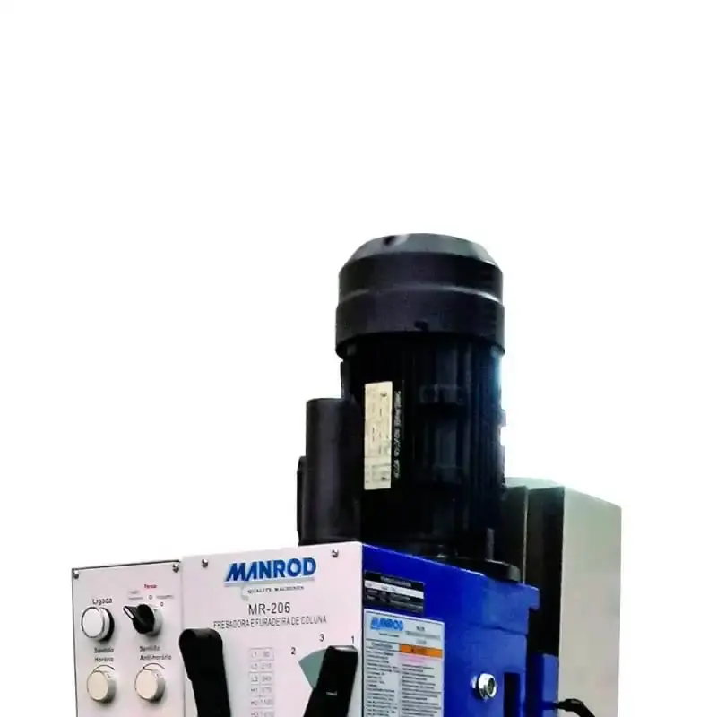 Furadeira fresadora de bancada MR-206 trifásica 220V Manrod — fotografia 4