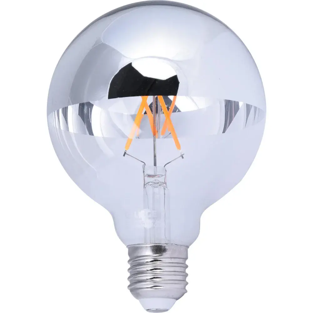 Lâmpada led filamento espelhado globo G95 bivolt Liege