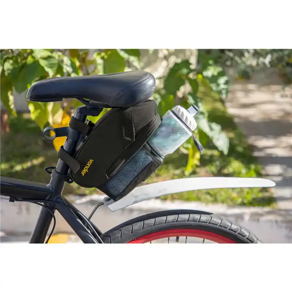 Bolsa selim com suporte de garrafa d'água para bicicleta Vonder — fotografia 2