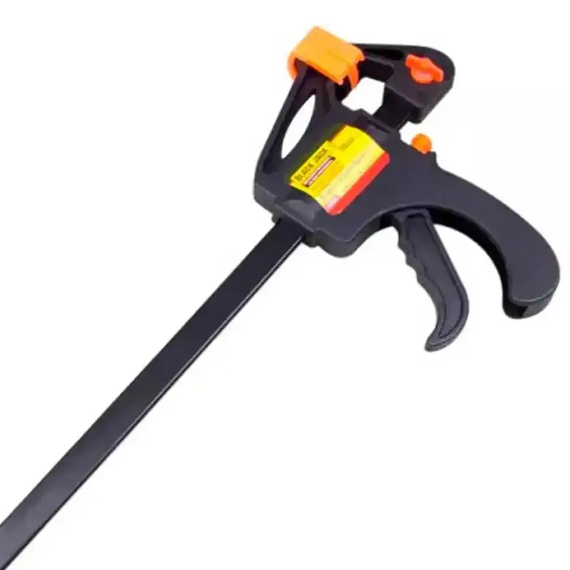 Grampo tipo sargento aperto rápido 18 POL 450 MM C168 kit 2 peças black jack — fotografia 3