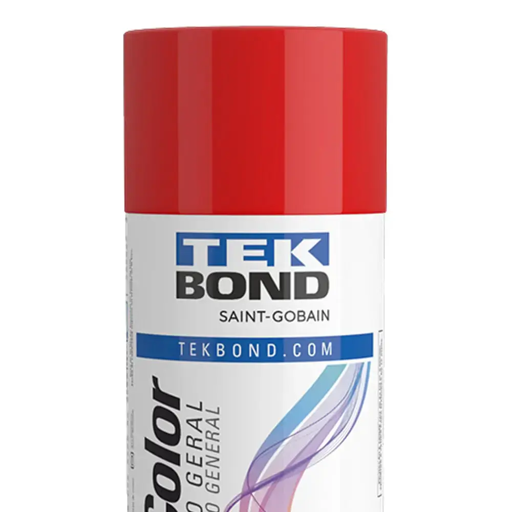 Tinta spray 350ML vermelho 23041006900 Tekbond — fotografia 2