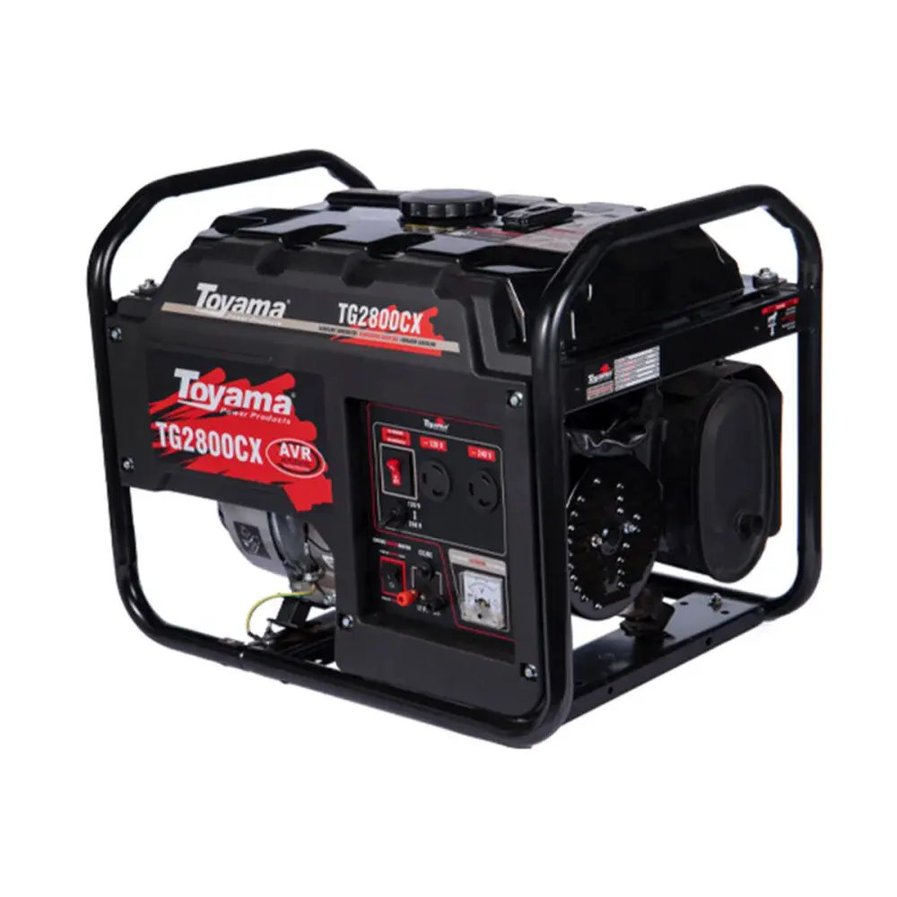 Gerador de energia a gasolina a ar 196CC 2.5KVA mono Toyama — fotografia 3