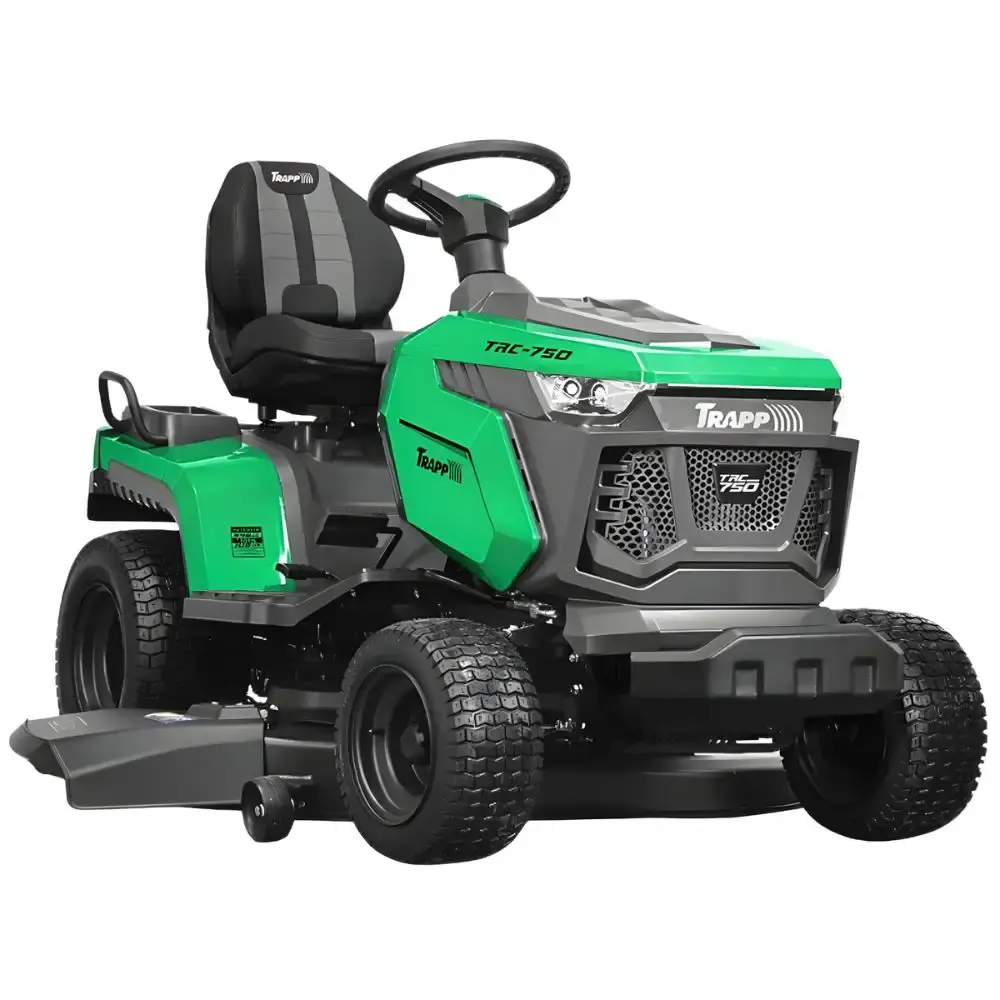 Trator cortador grama 19,5HP horímetro 4 t 108CM hidrostático TRC 750 Trapp