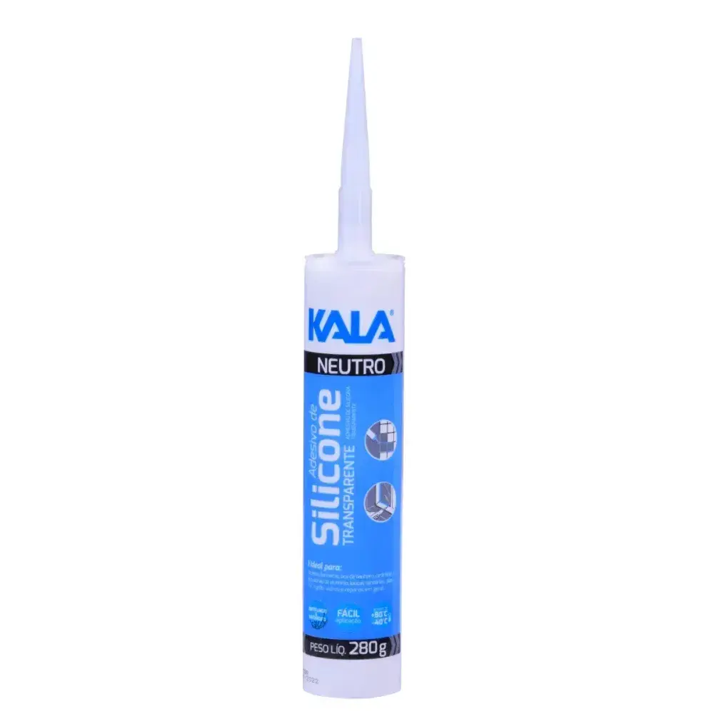 Adesivo de silicone neutro transparente 280G Kala — fotografia 2
