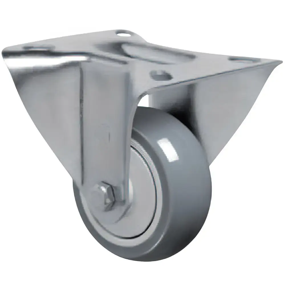 Rodízio 3 POL Fixo Com Placa até 60Kg FL312BN SCHIOPPA