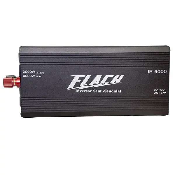 Inversor de tensão IF6000-4 semi senoidal 24V/127V - Flach