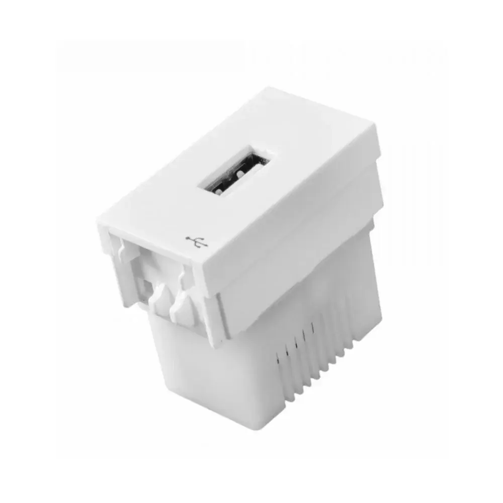 Módulo tomada usb 2A branco vivaz Ilumi