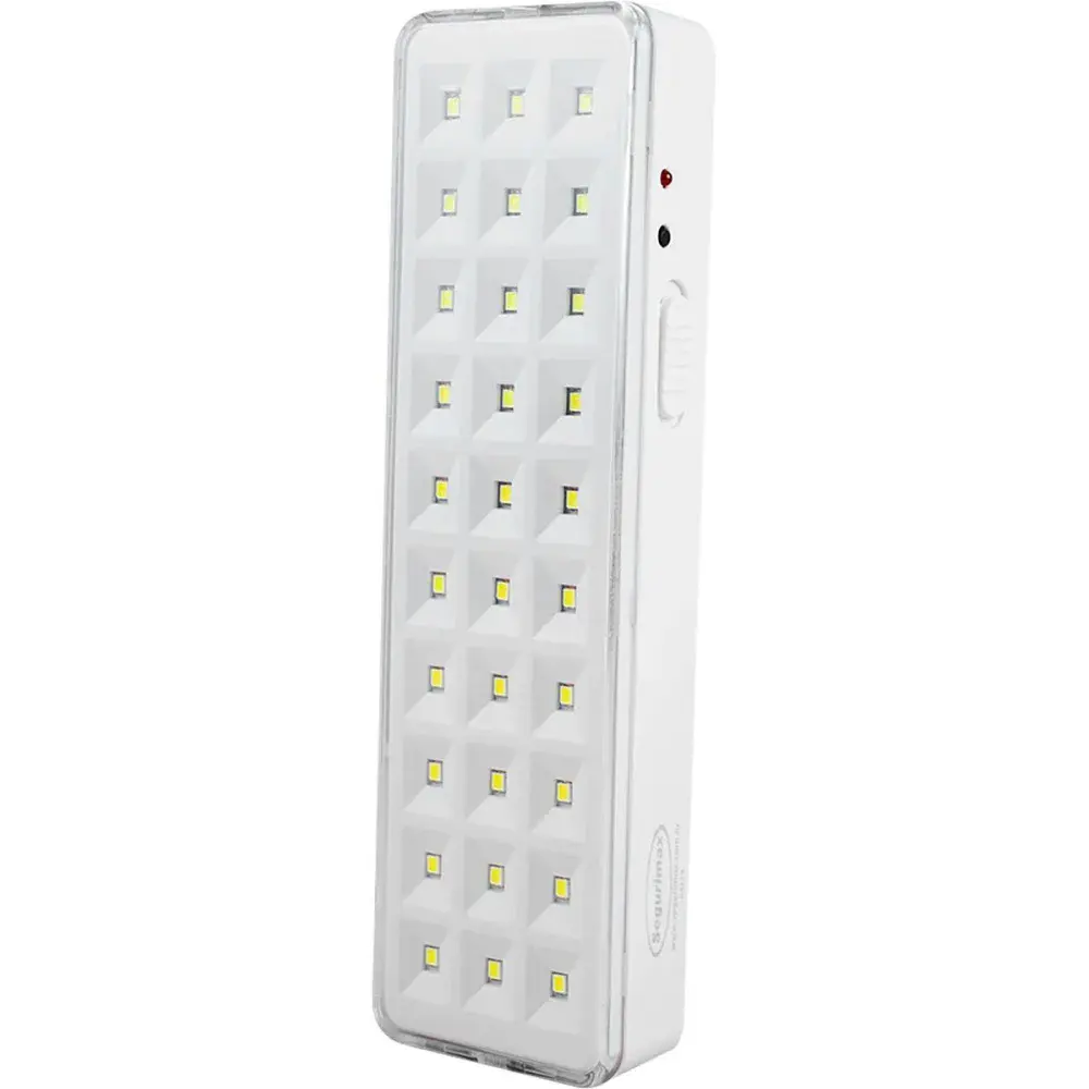 Luminária de emergência com 30 leds 100LM 500MAH bivolt Segurimax