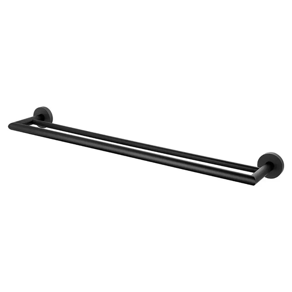 Toalheiro duplo barra l loft preto lorenzetti Lorenzetti Duchas