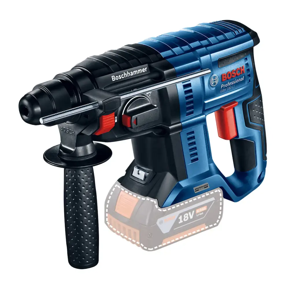 Martelo perfurador a bateria Bosch GBH 180-LI Brushless 18V SB