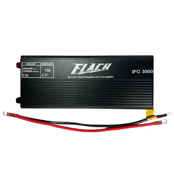 Inversor semi-senoidal com carregador IFC3000 12V/220V - Flach