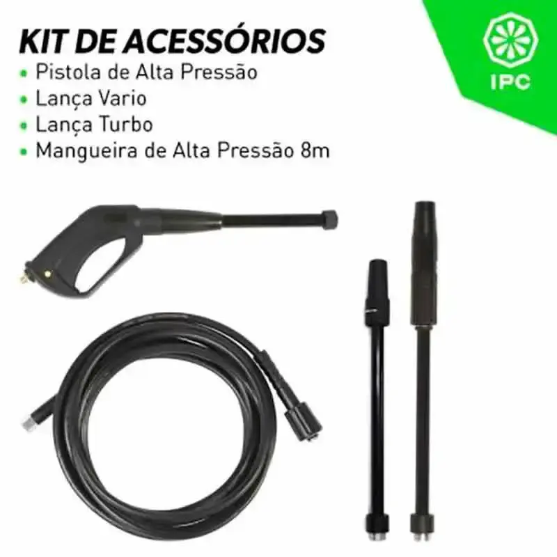 Lavadora de alta pressão 2200W 1600 PSI profissional PRO 1600 IPC 110 V — fotografia 3