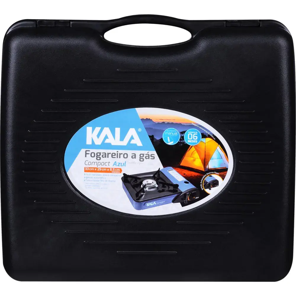 Fogareiro compact azul a gás Kala — fotografia 7