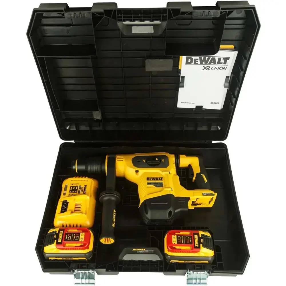 Martelo sds max 60V/220V 2 bat e maleta Dewalt — fotografia 5