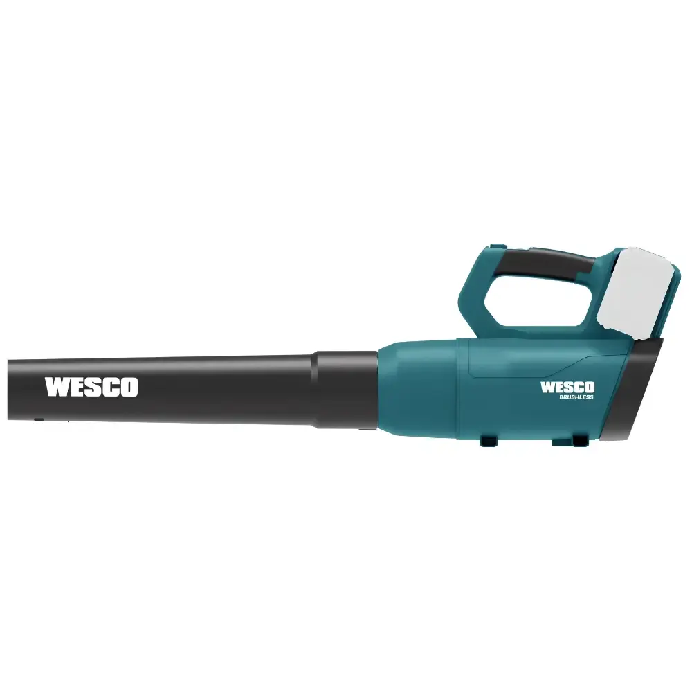 Soprador de folhas a bateria 18V WS8518.9 sem carregador e bateria Wesco — fotografia de referência
