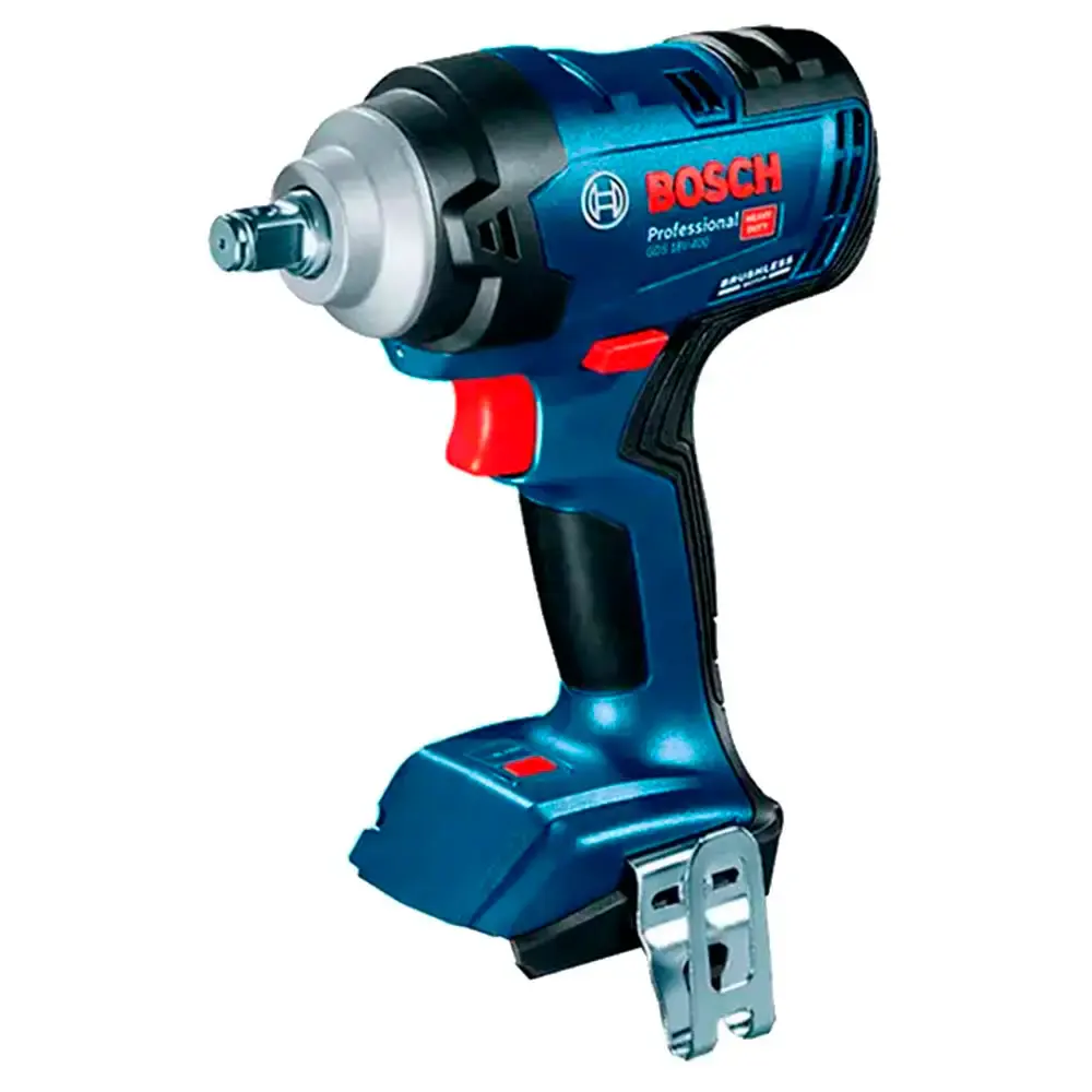 Chave de impacto à bateria 18V 1/2 POL 400NM 18V-400 2 baterias 4,0AH, carregador bivolt e bolsa Bosch — fotografia 5