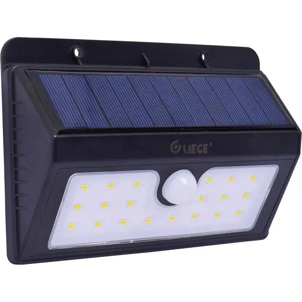 Luminária solar de parede com 20 leds Liege — fotografia 4