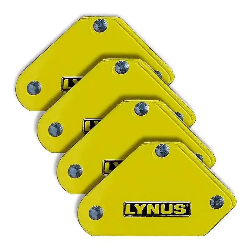 Esquadro magnético para soldador 5 KG kit 4 peças KEML-5 Lynus