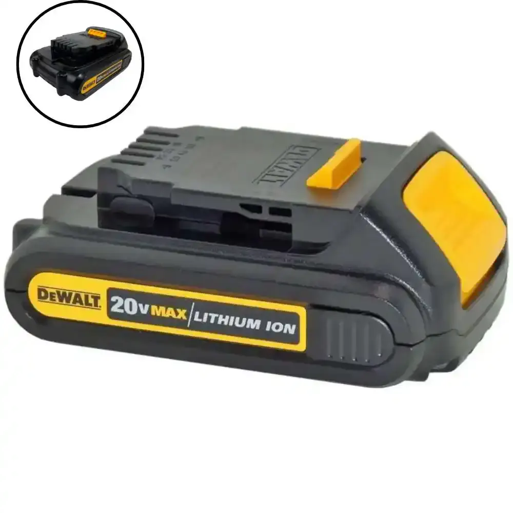 Bateria 20V MAX compact 1.3AH lítio DCB207-B3 Dewalt — fotografia 5