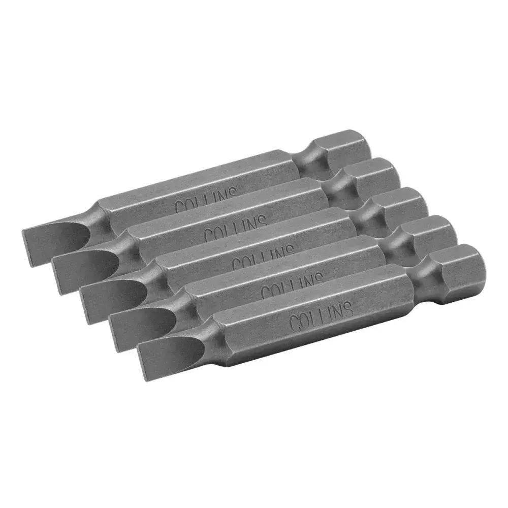 Bits de ponta fenda 4,0MM 1/4" x 50,8MM 5 peças Collins — fotografia de referência
