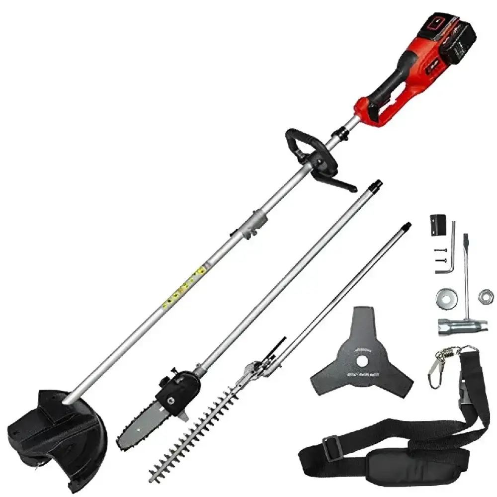 Roçadeira multifuncional com bateria 18V e carregador TBT18+18MT-K Toyama