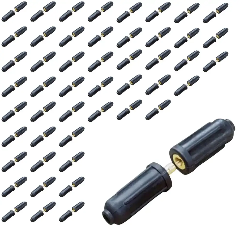 Kit 50 conectores emenda para cabo de solda 25 a 100 mm² Carbografite