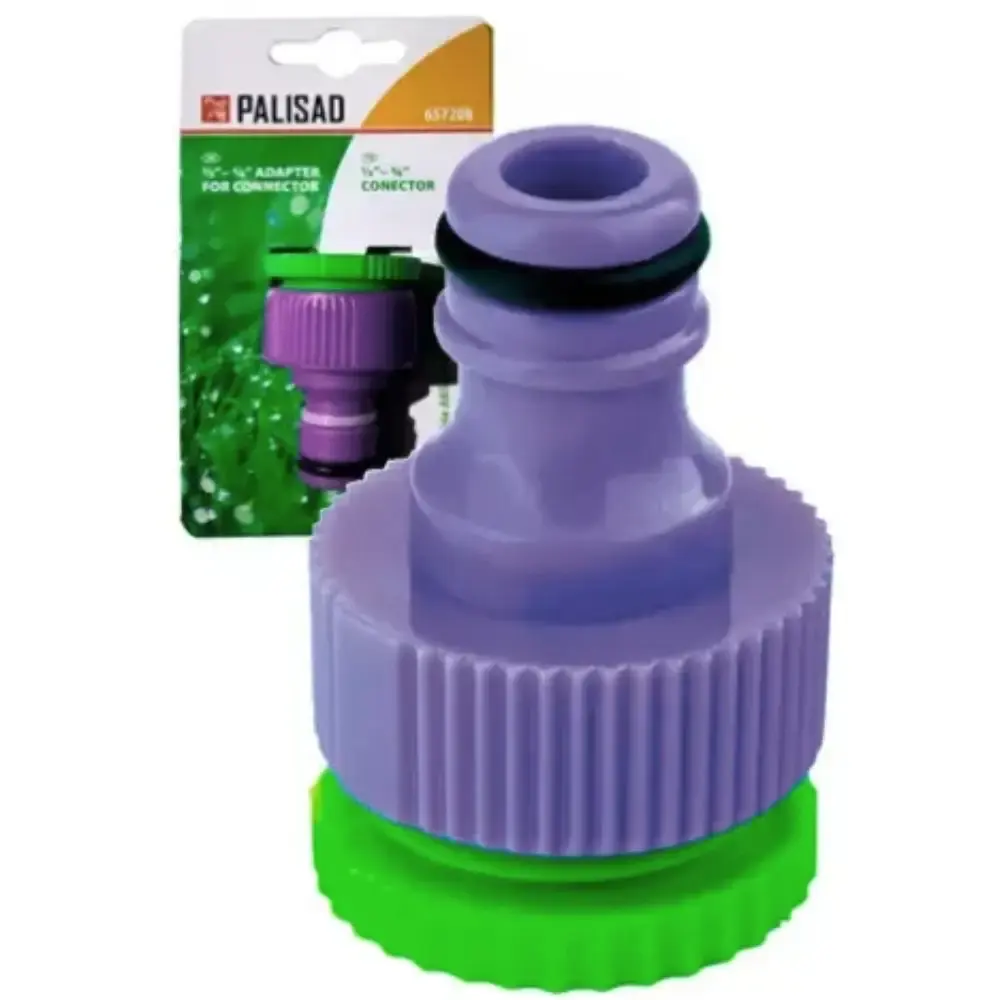 Conector fêmea para torneira bucha de 1/2 POL para 3/4 POL e 1 POL 5 unidades Palisad — fotografia 5