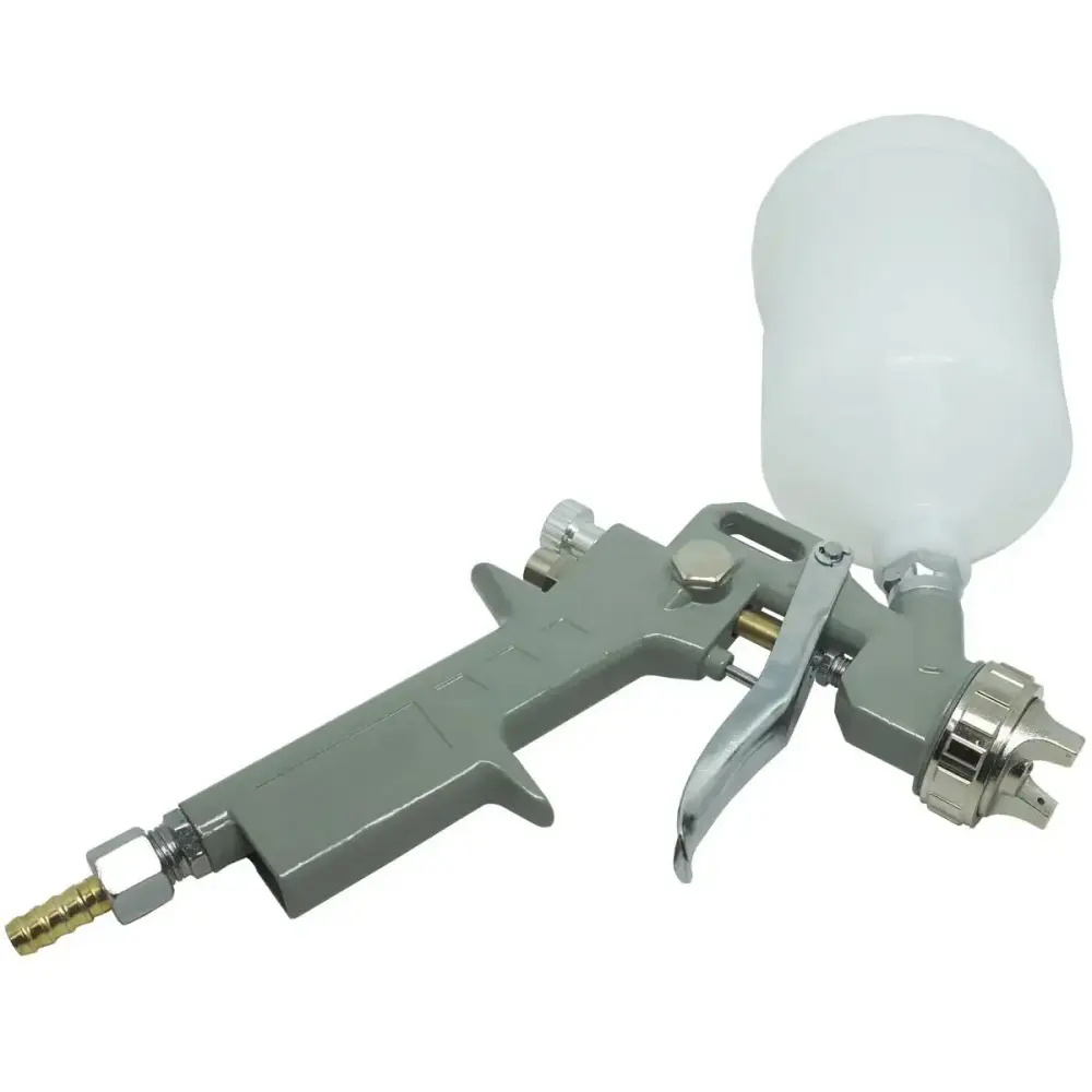 Pistola de pintura gravidade 3 bicos 1,2 1,5 e 1,8 MM 600ML EVPPG600-3B evald ImportWay — fotografia 5