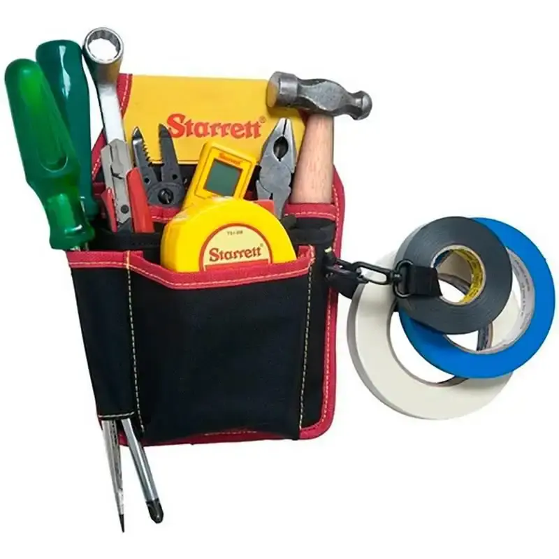 Cinto coldre para ferramentas 5 bolsos com fivela de engate POS Starrett — fotografia 2