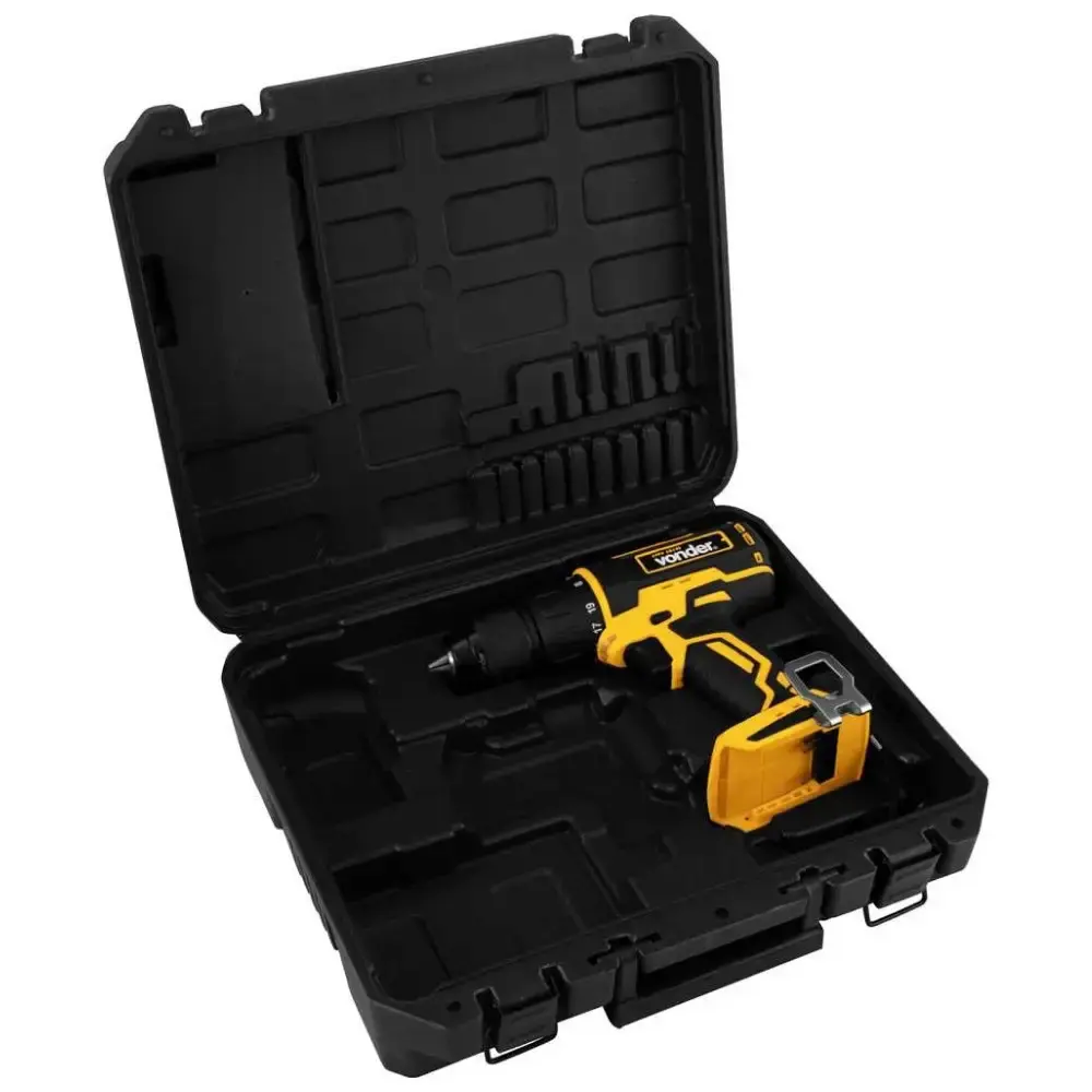 Parafusadeira/furadeira de impacto bateria intercambiável 18 v sem bateria carregador ipfv 1819I Vonder — fotografia 8