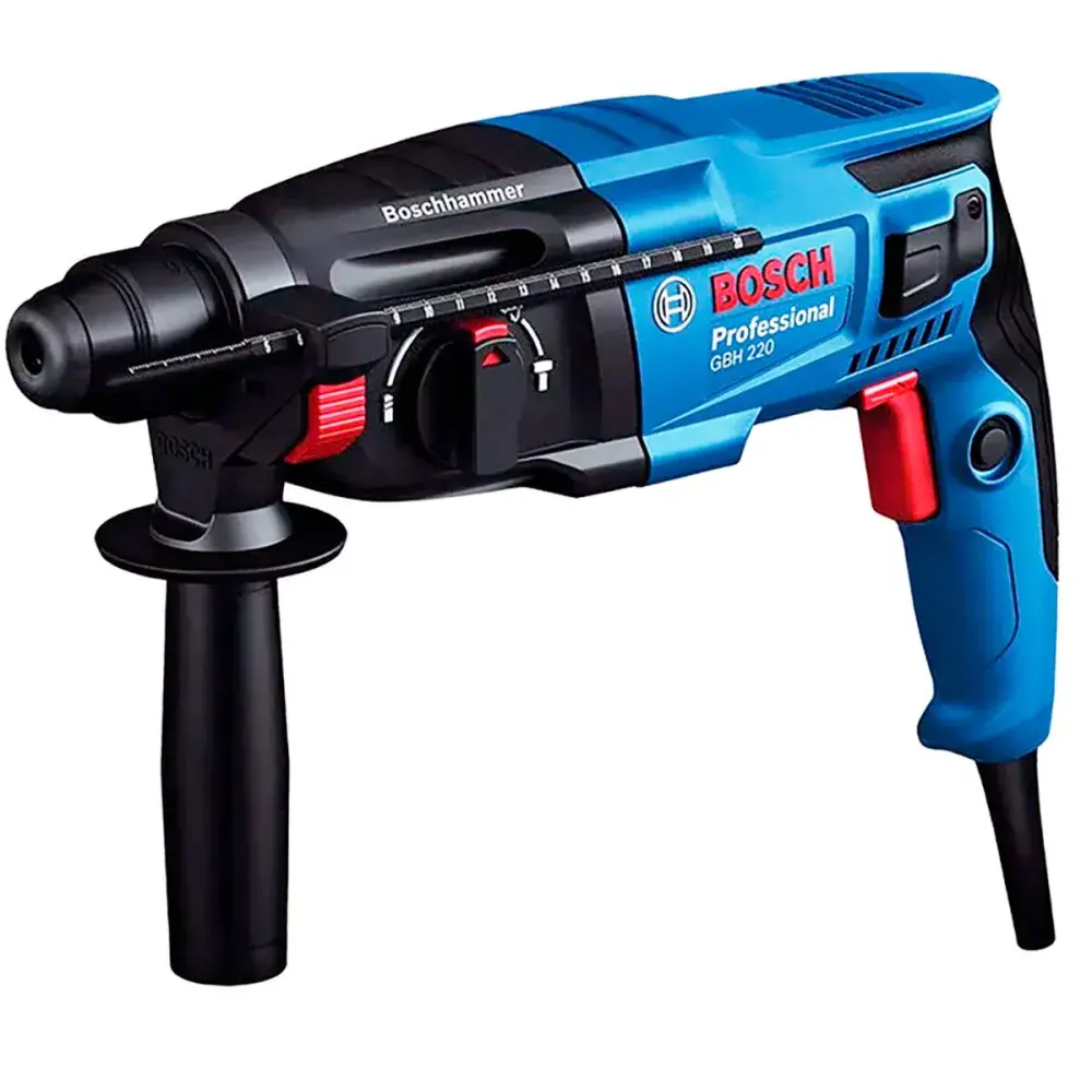Martelete rompedor em sds plus com maleta GBH220 720W 127V Bosch — fotografia 3