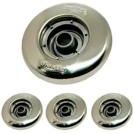 Dispositivo retorno inox 1.1/2 pol sobrepor 50MM 4 uni Sodramar — fotografia 2