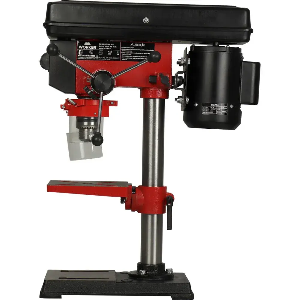 Furadeira de bancada Worker 9 velocidades 1.700RPM 500W bivolt — fotografia 11
