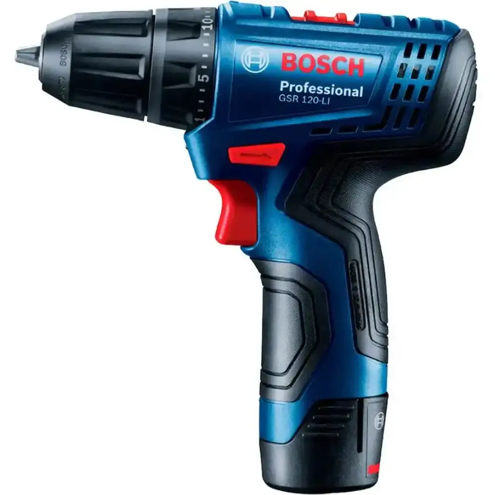Parafusadeira e furadeira à bateria 12V GSR 120-LI com 1 bateria e maleta Bosch Bivolt — fotografia 2