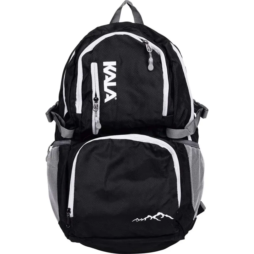 Mochila dobrável nylon preta 30L Kala — fotografia de referência