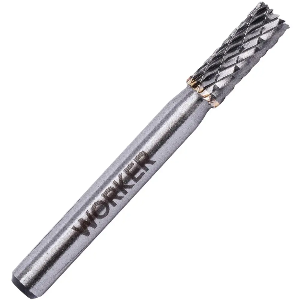 Lima rotativa cilíndrica 6MM com corte no topo Worker — fotografia de referência
