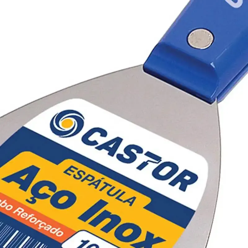 Espátula de aço cromado 100 MM 793 Castor — fotografia 3