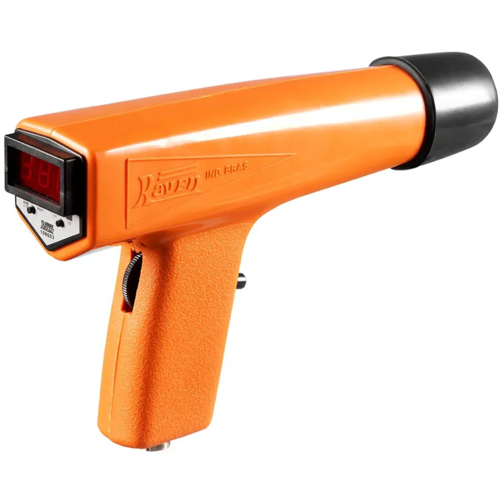 Pistola estroboscópica digital com indicação de ângulo Raven — fotografia 3