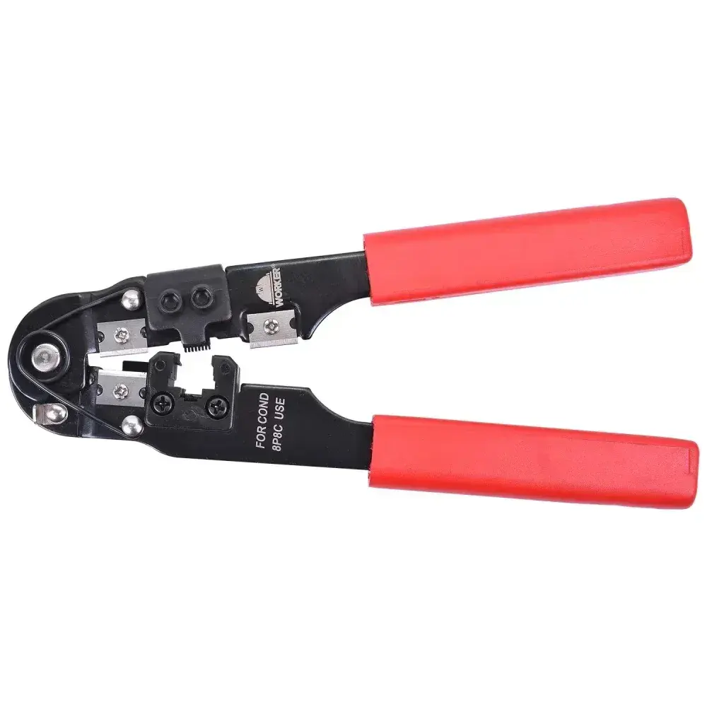Alicate crimpador 8P8C RJ45 Worker — fotografia 8