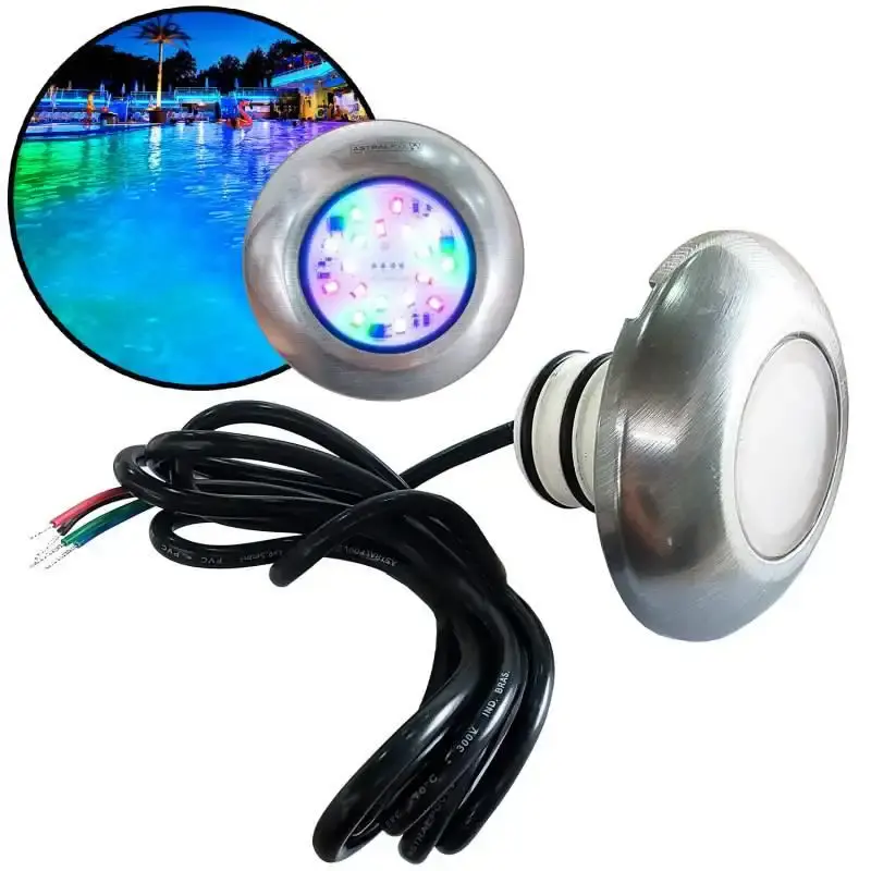 Refletor LED RGB 6W para piscina em ABS 905261 Fluidra