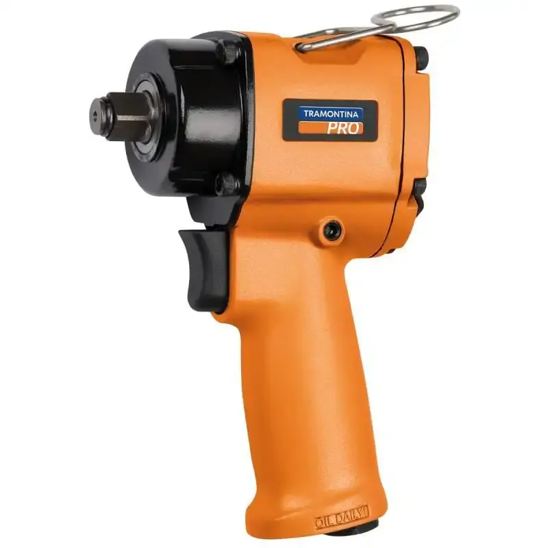 Chave de impacto pneumática 1/2 POL pro 62 kgf.m compacta 46300001 Tramontina