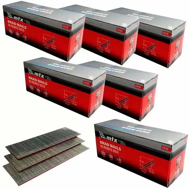 Pinos para pinador pneumático F-40 combo com 30.000 peças MTX — fotografia de referência