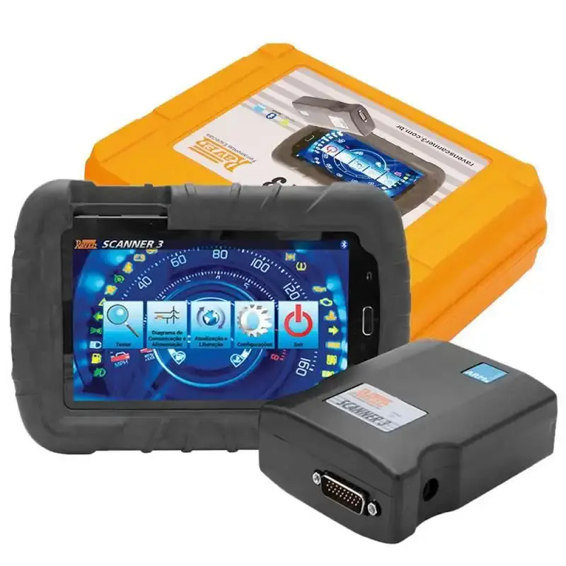 Scanner automotivo Raven 3 com tablet e maleta 108800 Raven