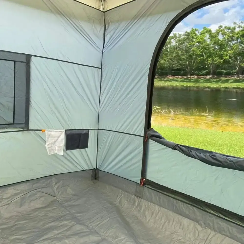 Barraca para Gazebo Dobrável 3 x 3 Metros Bege e Marrom BEL — fotografia 7