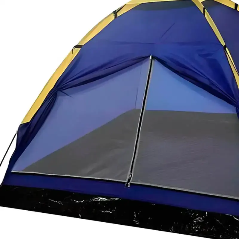 Barraca camping 4 lugares porta dupla azul IWBC4P ImportWay — fotografia 3