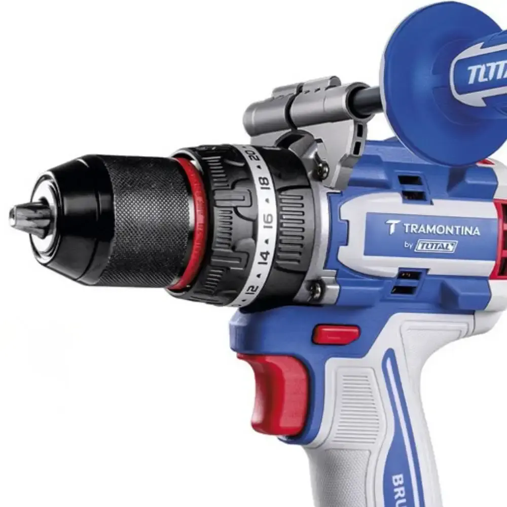 Parafusadeira furadeira impacto 1/2POL 20V brushless 2 baterias 4AH Tramontina — fotografia 2
