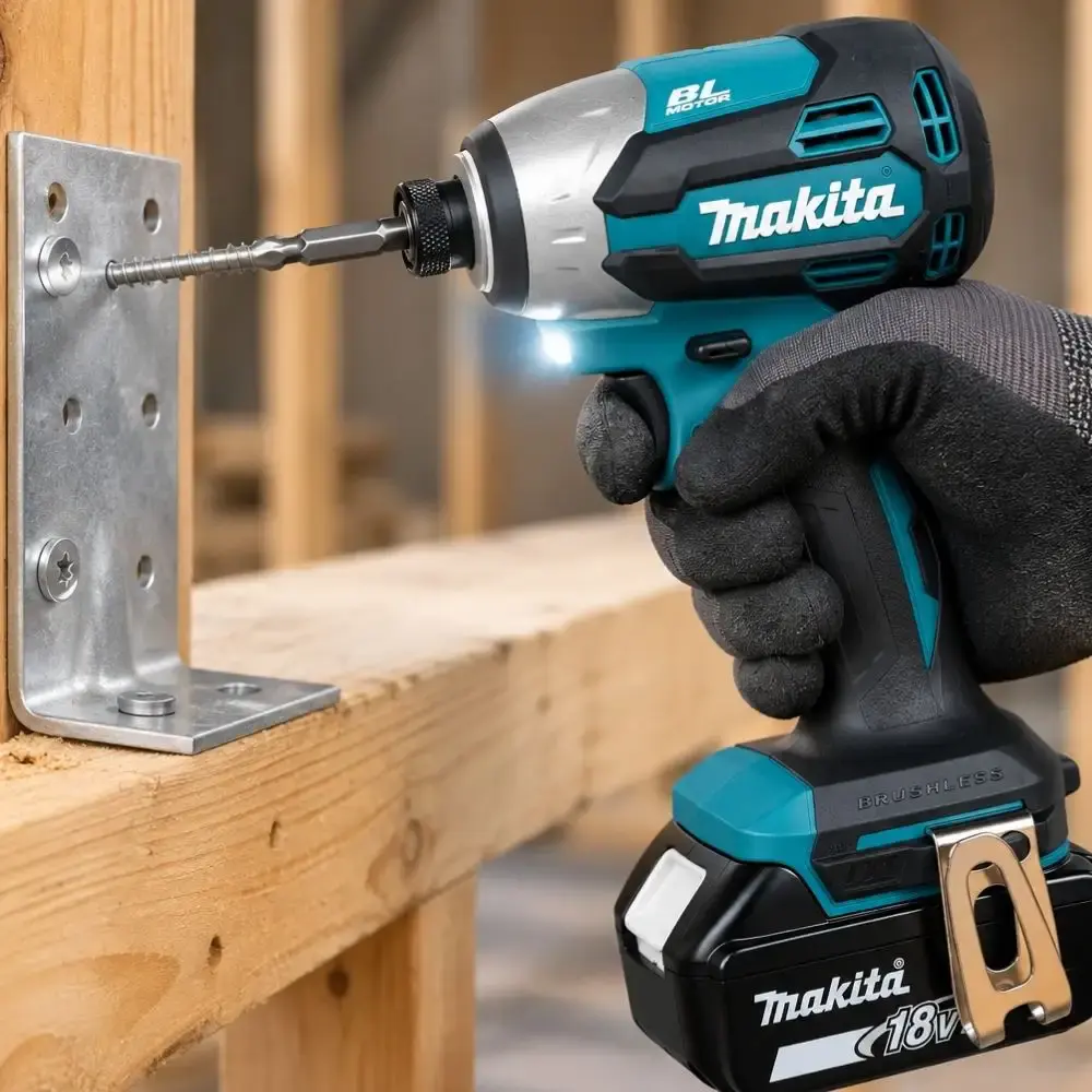 Parafusadeira de impacto a bateria 18V 170NM DTD158WVE Makita — fotografia 6