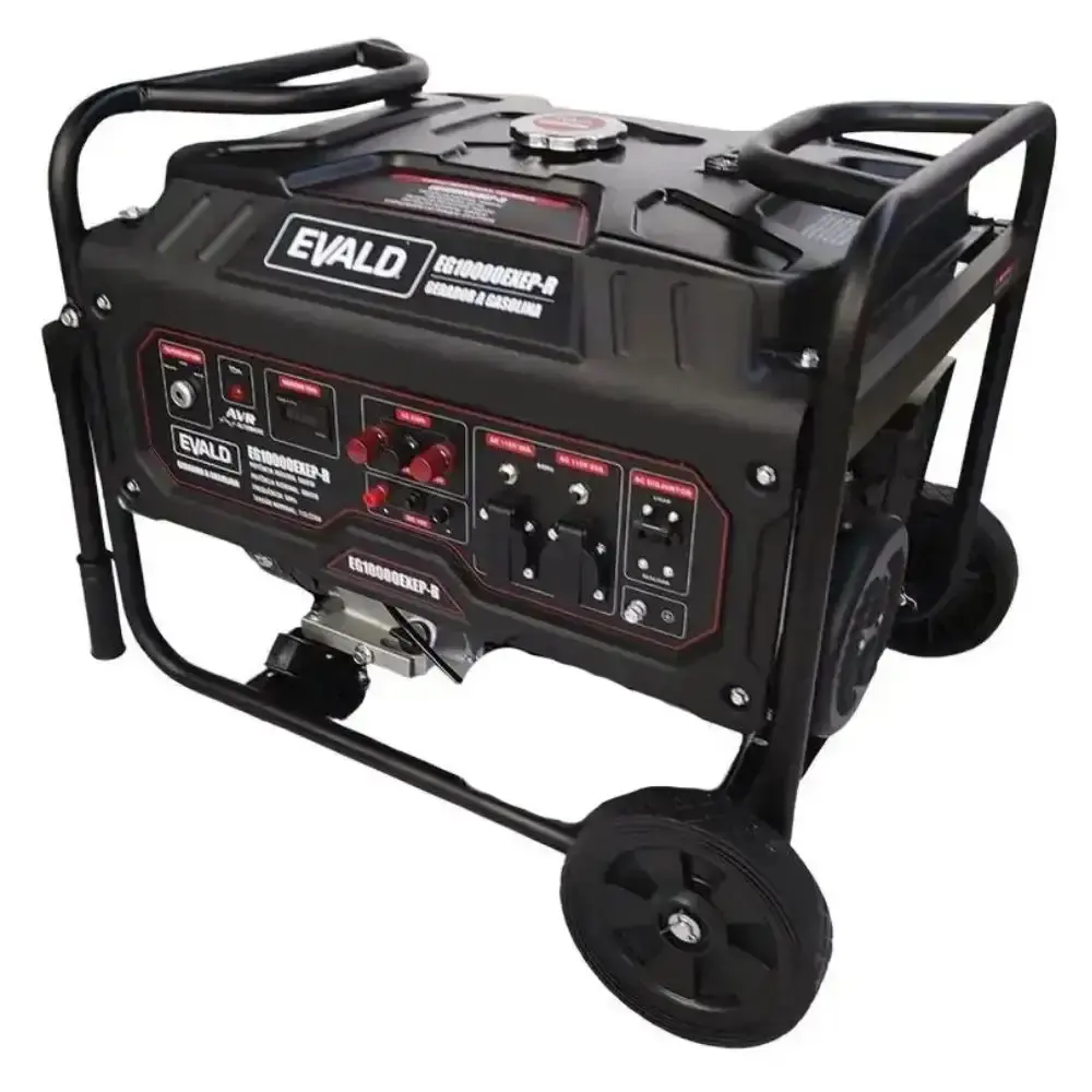 Gerador de energia a diesel 9 KVA 220V trifásico EG10000EXEP-R Evald — fotografia 7